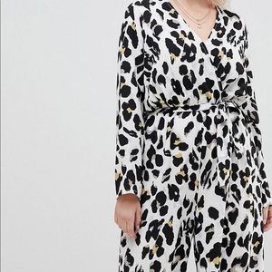 ASOS Curve Leopard Jumpsuit-NWOT